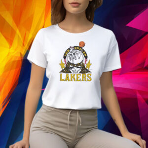 Nba X Grateful Dead X Lakers Skull Shirt