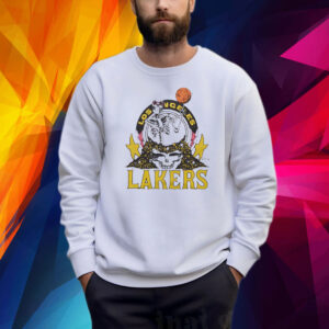 Nba X Grateful Dead X Lakers Skull Shirt