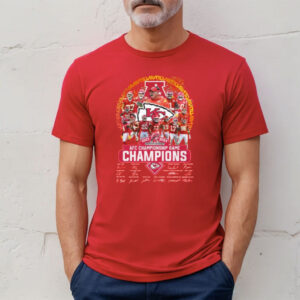 Chiefs 2023-2024 AFC Championship Game Champions Signature Shirt