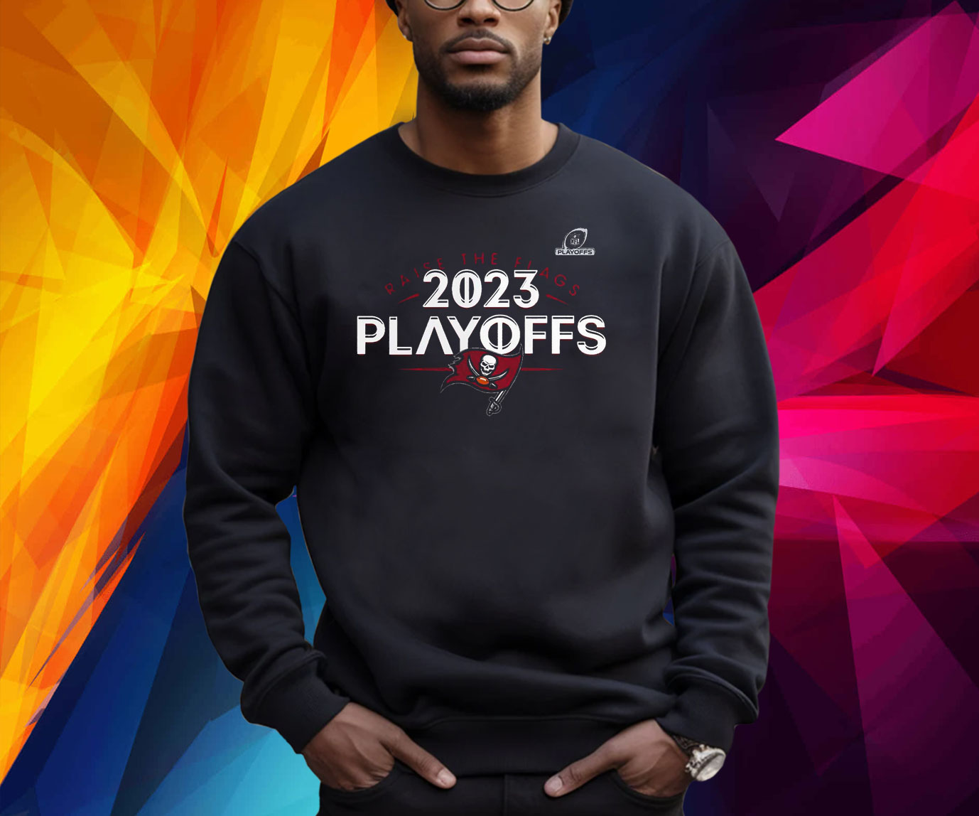 Buccaneers Raise The Flags 2023 Playoffs Shirt