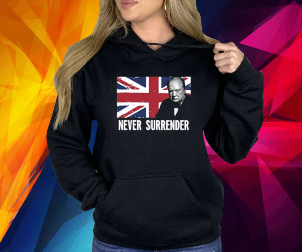Winston Churchill Never Surrender Shirt