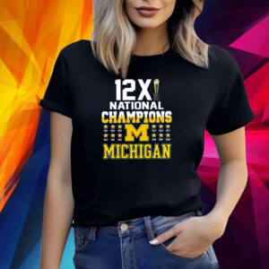 Michigan 12X National Champions Shirt