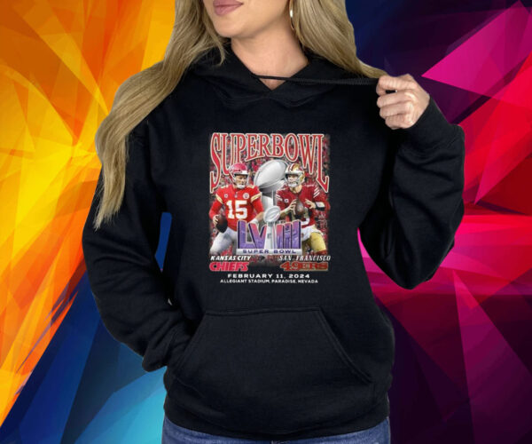 Chiefs Vs SF 49ers Super Bowl Lviii February 11 2024 Shirt