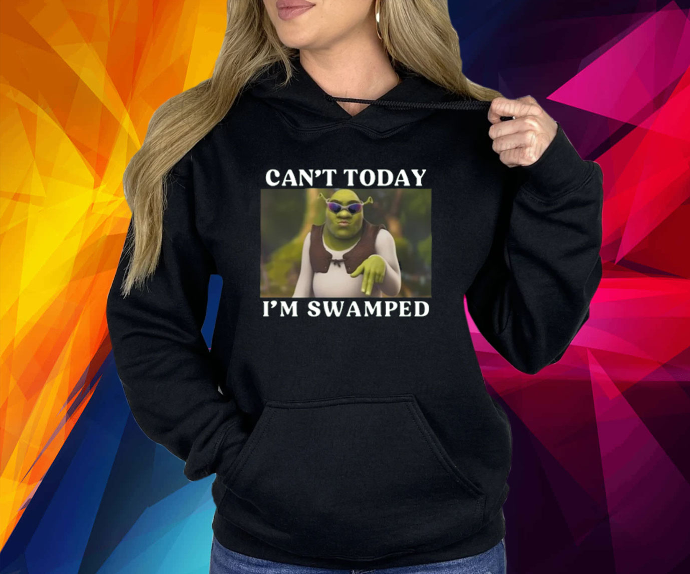 Can't Today I'm Swamped Shrek And Fiona Shirt