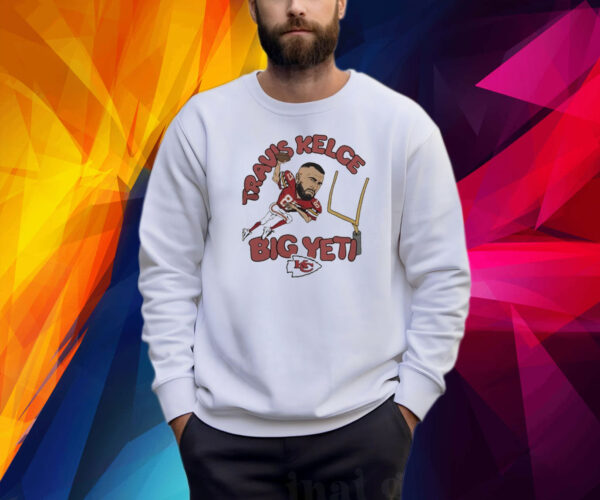 Chiefs Travis Kelce Big Yeti Gold Shirt