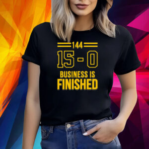 Business Is Finished Triblend Shirt