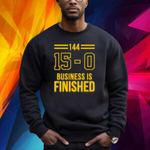 Business Is Finished Triblend Shirt