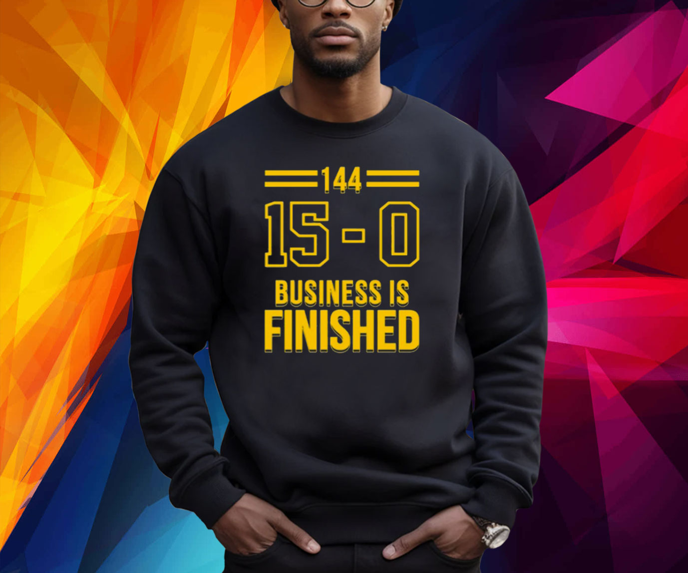 Business Is Finished Triblend Shirt