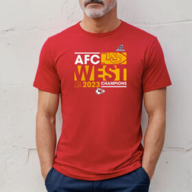 Kansas City Chiefs Fanatics Branded 2023 Afc West Division Champions Conquer Shirt