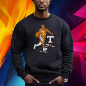 Tennessee Basketball Zakai Zeigler Superstar Pose Shirt