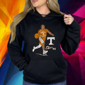 Tennessee Basketball Zakai Zeigler Superstar Pose Shirt