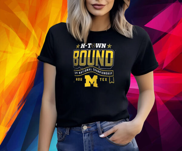 Michigan Wolverines Jordan Brand College Football Playoff 2024 National Championship Game Shirt