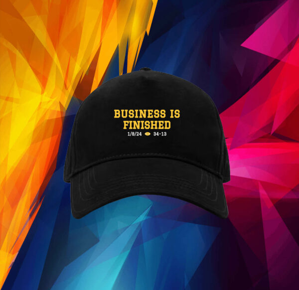 Michigan Business Is Finished 1 8 24 34 -13 Cap