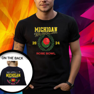 Michigan 2024 Rose Bowl Game Mon Jan 1 2024 Rose Bowl Stadium T-Shirt