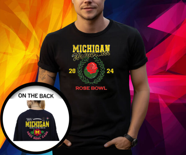 Michigan 2024 Rose Bowl Game Mon Jan 1 2024 Rose Bowl Stadium T-Shirt