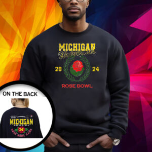 Michigan 2024 Rose Bowl Game Mon Jan 1 2024 Rose Bowl Stadium Shirts