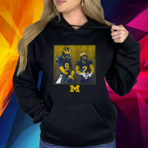 MICHIGAN FOOTBALL: J.J. MCCARTHY & BLAKE CORUM RINGS SHIRT