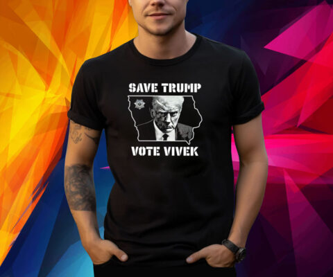 Save Trump Vote Vivek Iowa Map Shirt