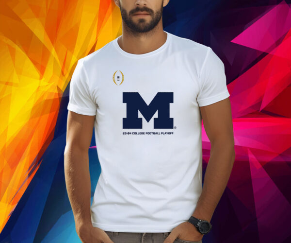 College Football Playoff #1 Michigan Grey Shirt