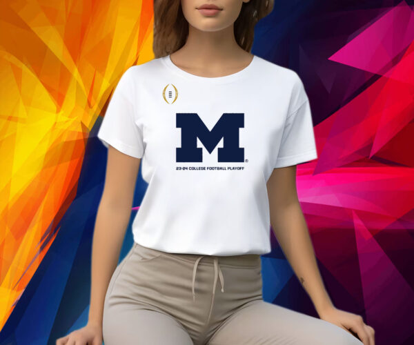 College Football Playoff #1 Michigan Grey Shirt