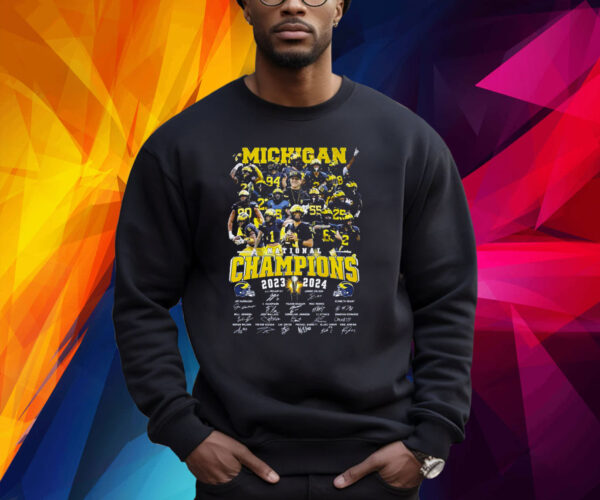 Michigan Wolverines National Champions 2023 2024 Signature Shirt
