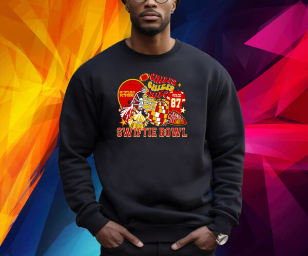 Super Bowl Swiftie Chiefs Travis Kelce Taylor Swift Shirt