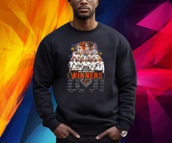 Browns 2023 AFC Wild Card Winner Signature Shirt