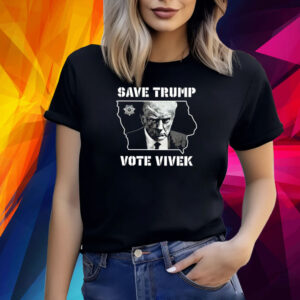 Save Trump Vote Vivek Iowa Map Shirt