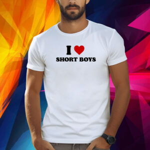 I Heart Short Boys Shirt