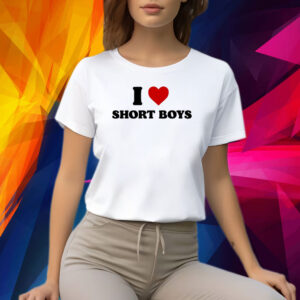 I Heart Short Boys Shirt