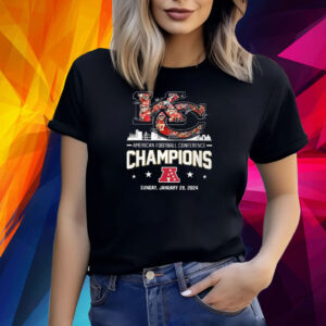 KC Chiefs AFC CHAMPIONS 2023-2024 Signature Two-Sided Shirt