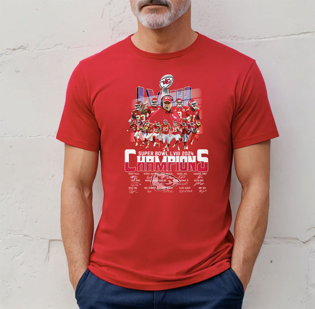 Super Bowl Lviii 2024 Champions Kansas City Chiefs Shirt
