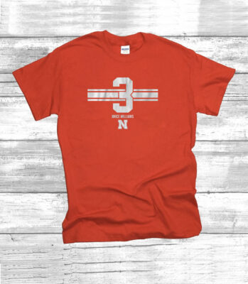 Nebraska Basketball Brice Williams 3 T-Shirts