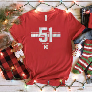 Nebraska Basketball Rienk Mast 51 Sweatshirt
