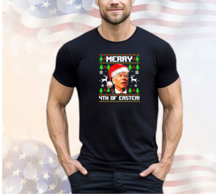 Official Santa Joe Biden merry 4th of easter Christmas shirt