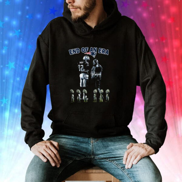 Patriots End Of Era Tom Brady And Bill Belichick Hoodie