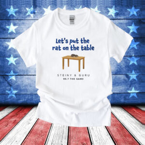 Rat on the Table San Francisco 95.7 the Game T-Shirt