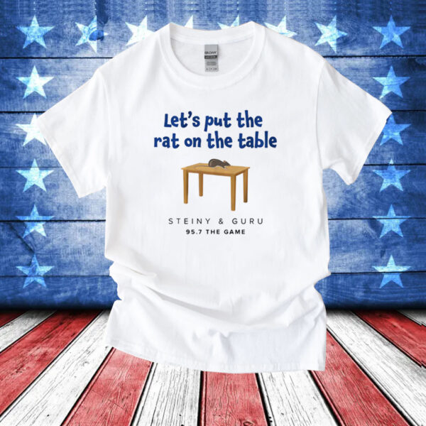 Rat on the Table San Francisco 95.7 the Game T-Shirt