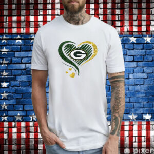 Rhinestone Packers Heart Sweatshirt