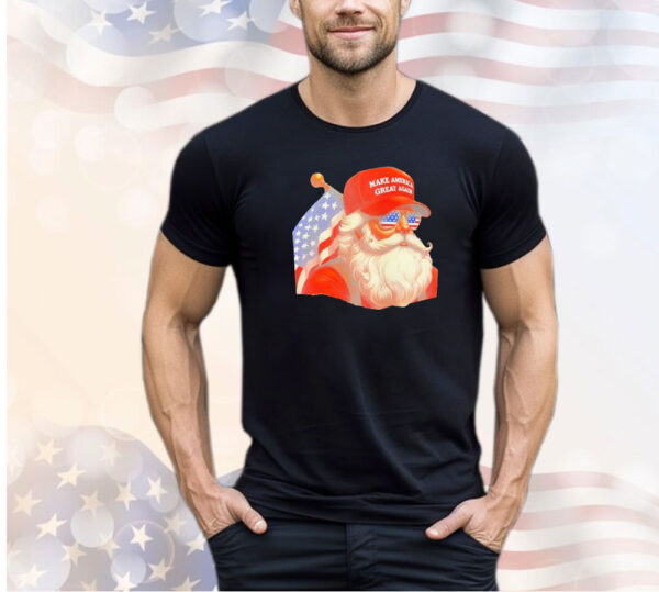 Santa Claus make America great again shirt