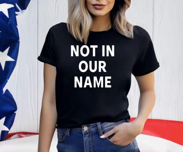 Hunter Schafer Not In Our Name Shirt