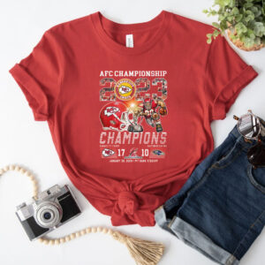 AFC Championship 2023 Chiefs 17-10 Ravens January 28 2024 MT Bank Stadium Shirt