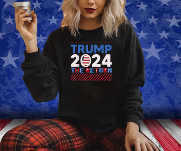 Best Trump Supporter 2024 Patriots Pride USA Flag Election Shirt