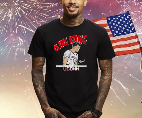 Uconn Basketball Donovan Clingan Cling Kong Shirt