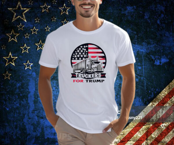 Truckers For Trump 2024 Tee Shirt