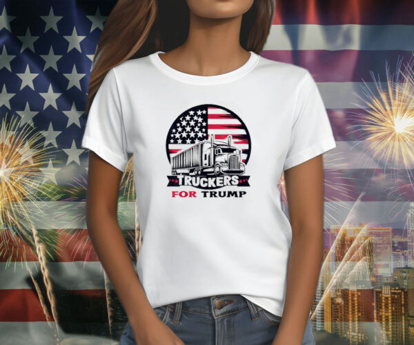 Truckers For Trump 2024 Tee Shirt