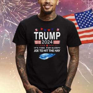 Trump 2024,Pro Trump Republican,Funny Anti Sleepy Joe Biden T-Shirt