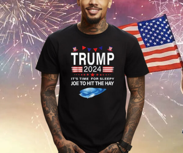 Trump 2024,Pro Trump Republican,Funny Anti Sleepy Joe Biden T-Shirt