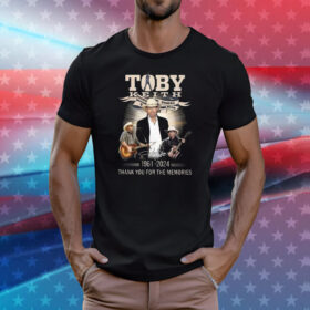Toby Keith Signature 1961-2024 Thank For The Memories Shirts