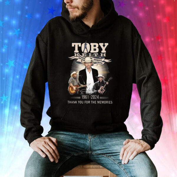 Toby Keith Signature 1961-2024 Thank For The Memories Shirts